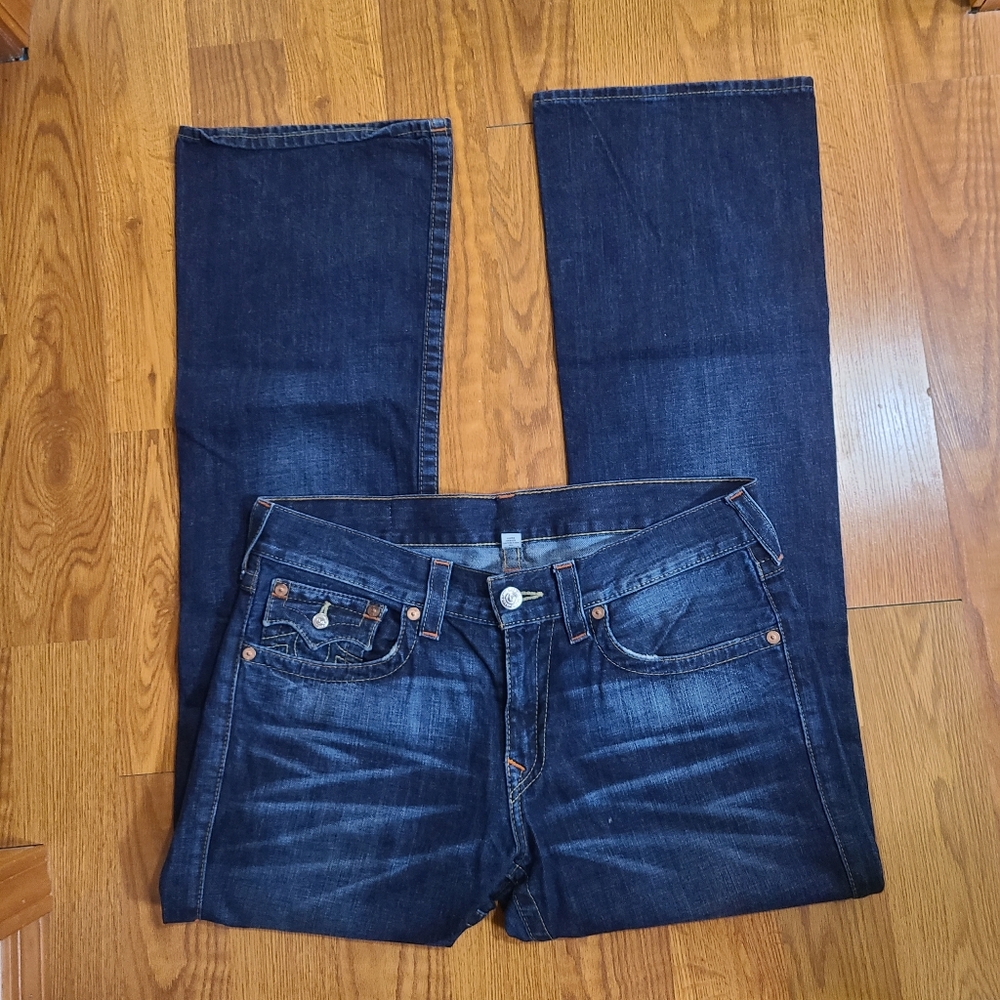 True Religon Bootcut Jeans Size 34 - Picture 2 of 7
